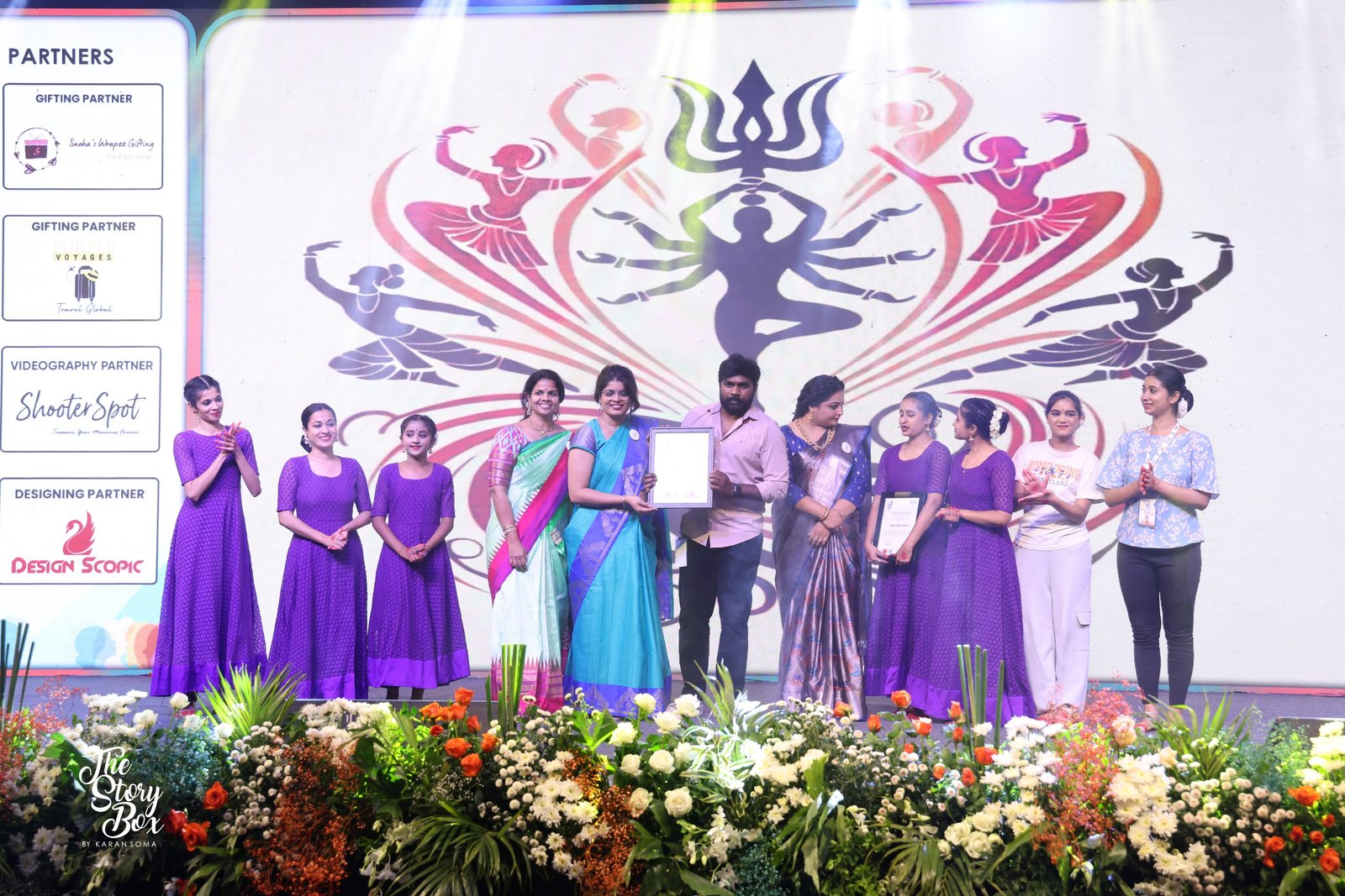 Indian Shakti dancers - Felicitation